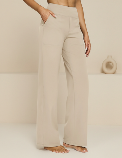 Elevated High Waist Yoga Trousers™