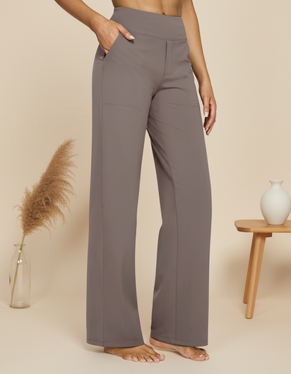 Elevated High Waist Yoga Trousers™