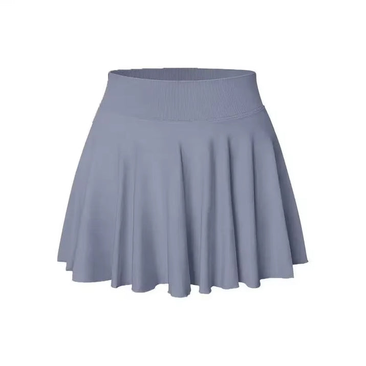 High Waist Women'S Sport Skirt Pure Color 2 in 1 New Model H749 Cross-Border Shipping Available Fashionable Casual Skirts