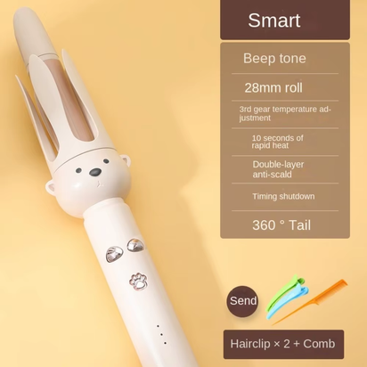 28Mm Fully Automatic Curling Stick Ceramic Negative Ions Electric Rotary Curler Professional Automatic Hair Curler