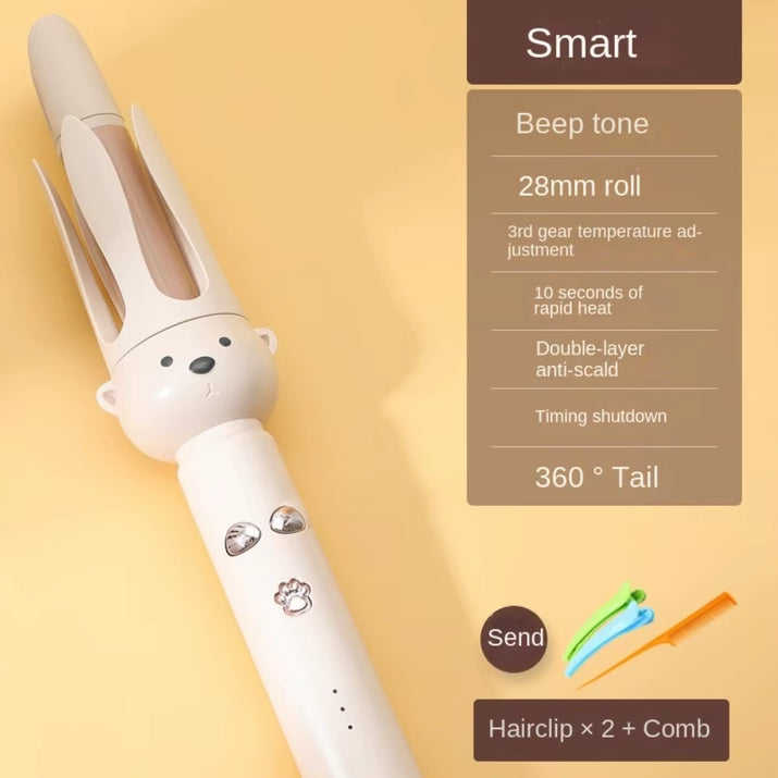28Mm Fully Automatic Curling Stick Ceramic Negative Ions Electric Rotary Curler Professional Automatic Hair Curler