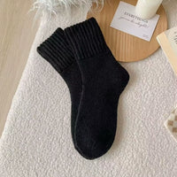 Autumn Warm Winter Wool Socks Knitted Towel Loops Cashmere Socks Soft Fleece Thickened Carpet Home Socks Women