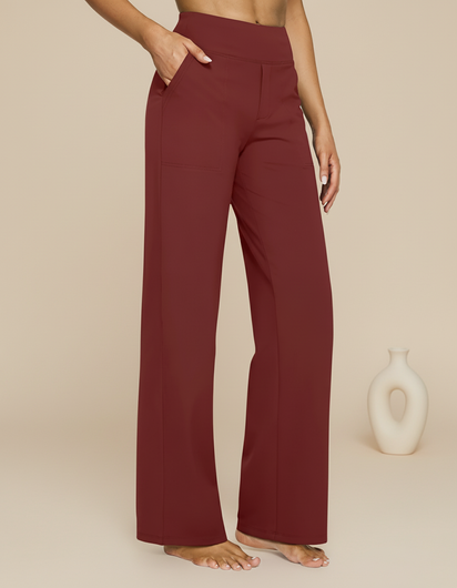 Elevated High Waist Yoga Trousers™